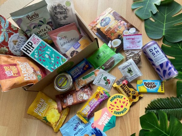 June 21 Healthy Vegan Snack Box Treat Trunk
