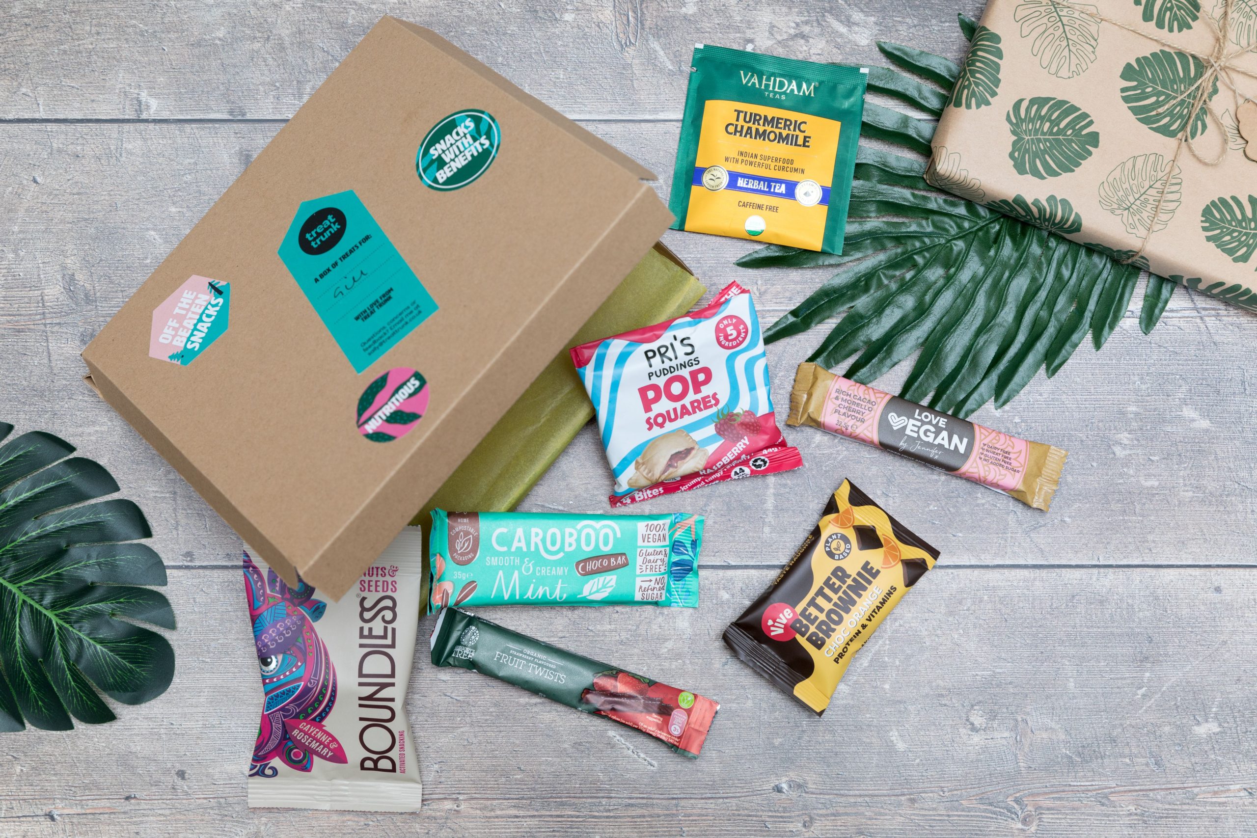 Treat trunk is a healthy subscription box which features a range of uk gluten- free snack brands