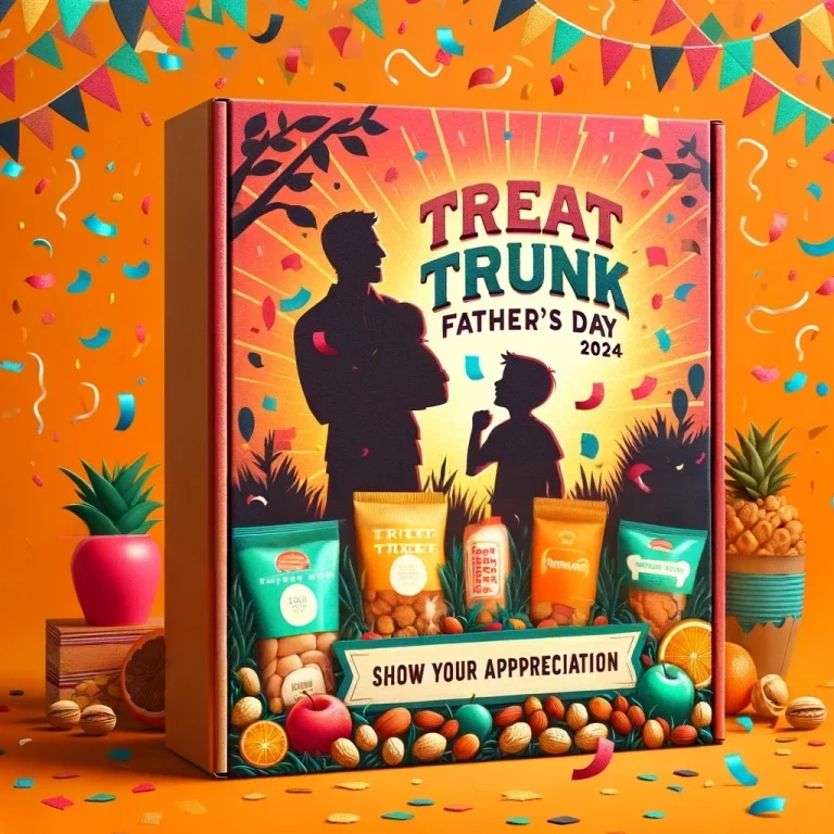 Treat trunk healthy snack box for father's day gift