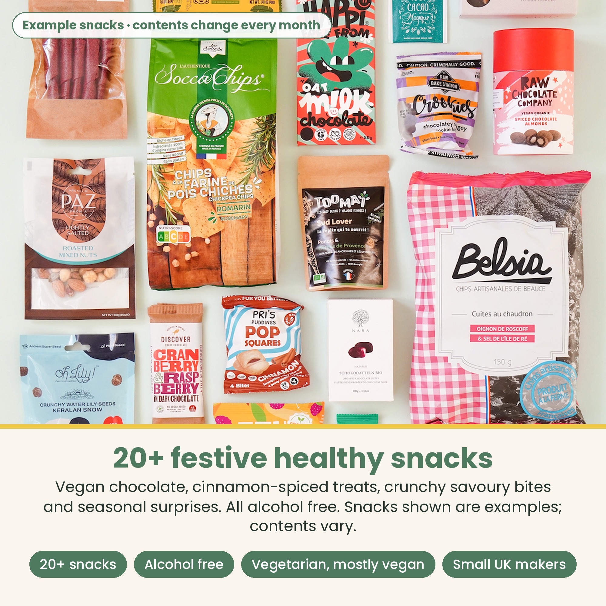 20+ festive healthy snacks: vegan chocolate, spiced treats and savoury bites, all alcohol free