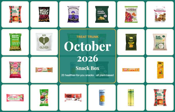 October 2026 Treat Trunk snack box - 20 plant-based snacks